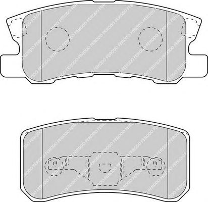 set placute frana,frana disc MITSUBISHI PAJERO 99-/07-/OUTLANDER 06-/ASX 10-/JEEP/4008/GRANDIS