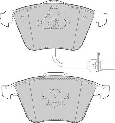 set placute frana,frana disc VW A4/A6/A8 02-