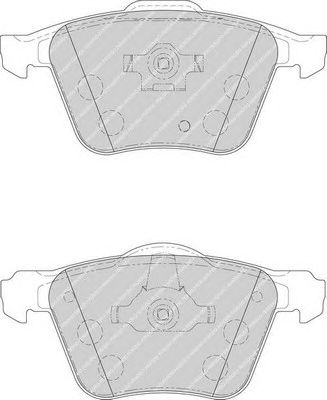 set placute frana,frana disc VOLVO XC90 02-