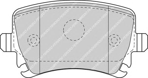 set placute frana,frana disc VW GOLF 5/OCTAVIA/TOURAN 03-