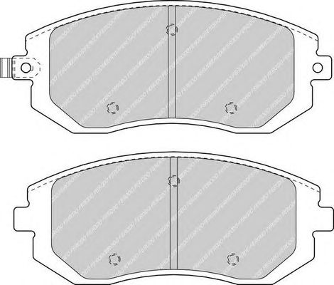 set placute frana,frana disc SUBARU IMPREZA/LEGACY 03-