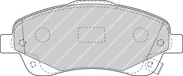 set placute frana,frana disc TOYOTA AVENSIS/COROLLA 03-09