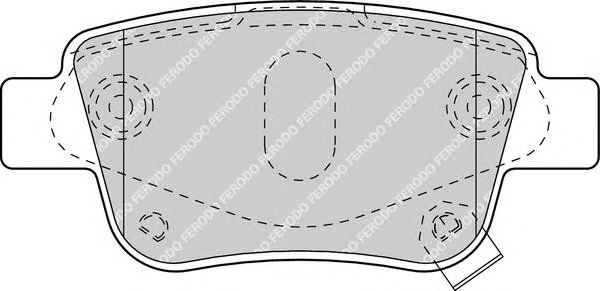 set placute frana,frana disc TOYOTA AVENSIS 03-