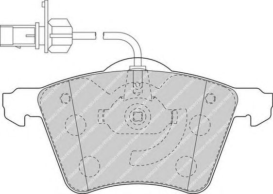 set placute frana,frana disc VW SHARAN 95-10 ATE 157 X 78,9 X 18,9