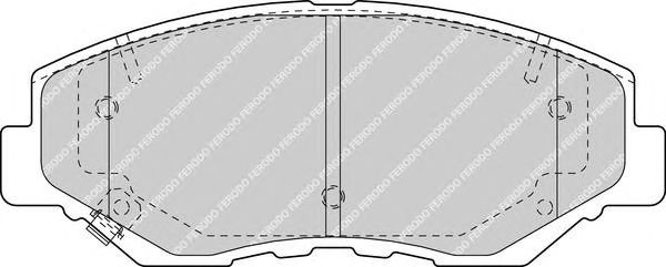 set placute frana,frana disc HONDA CR-V 02-