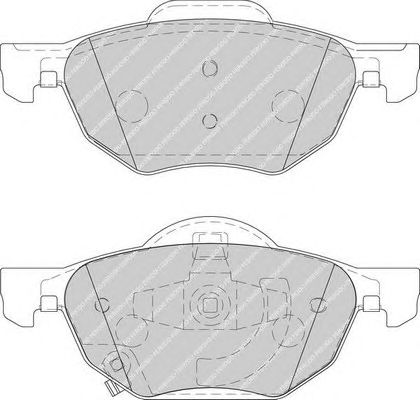 set placute frana,frana disc HONDA ACCORD 03-