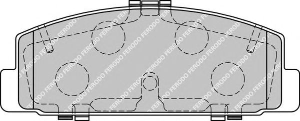 set placute frana,frana disc MAZDA 626 2,2 89-/6 1,8 02-