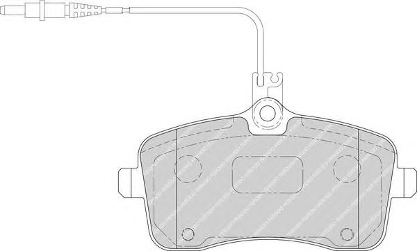 set placute frana,frana disc PEUGEOT 407 04-