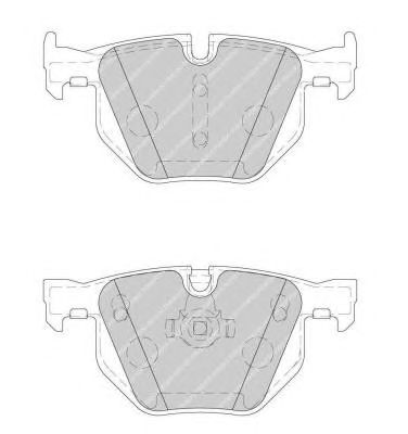 set placute frana,frana disc BMW E60/61 03-