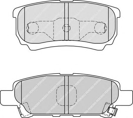 set placute frana,frana disc MITSUBISHI LANCER 03-/OUTLANDER