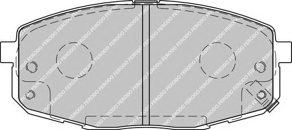 set placute frana,frana disc KIA CEE'D/I-30