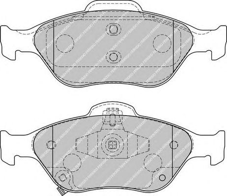 set placute frana,frana disc TOYOTA YARIS 06-