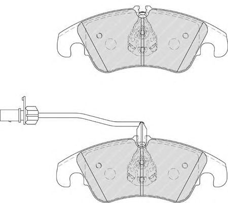 set placute frana,frana disc VW A4/A5 07-/A6 09- 320MM