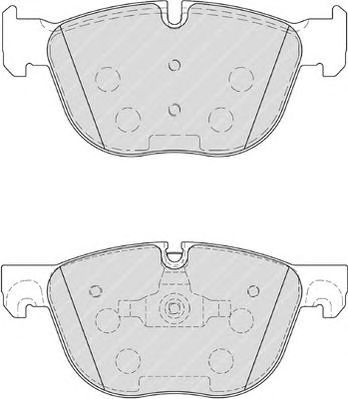 set placute frana,frana disc BMW E70/E71 X5/X6 08-