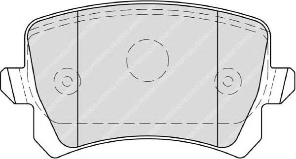 set placute frana,frana disc VW PASSAT 05-/TIGUAN