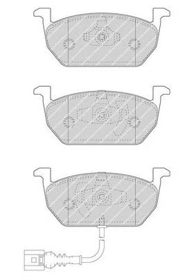 set placute frana,frana disc VW GOLF VII/LEON 13-/OCTAVIA 14-