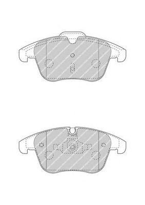 set placute frana,frana disc CITROEN C5 1,6-2,0 HDI 08- 155,2X 67 X 18 155,2 X 72 X 18