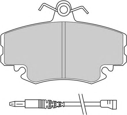 set placute frana,frana disc RENAULT CLIO -98-/MEGANE 96-/LOGAN/SANDERO