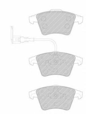 set placute frana,frana disc VW T5 03- 16"