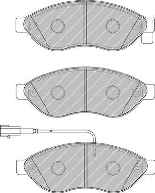 set placute frana,frana disc FIAT DUCATO 06- 1200-1400KG