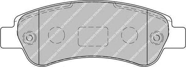 set placute frana,frana disc PEUGEOT BOXER/JUMPER 06-