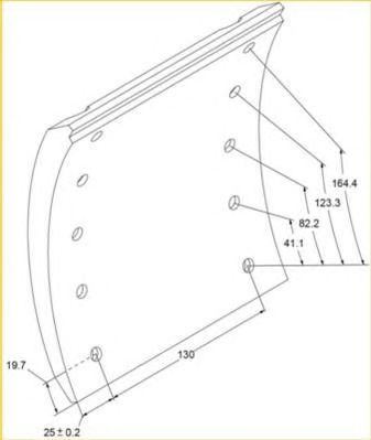 Set garnituri de frictiune, frana tambur