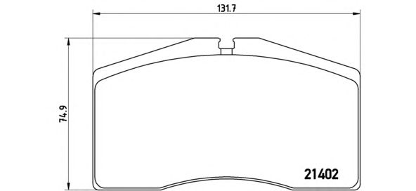 Set placute frana de performanta