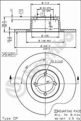 Disc frana