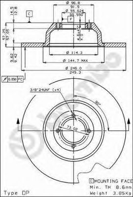 Disc frana