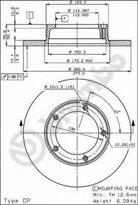 Disc frana