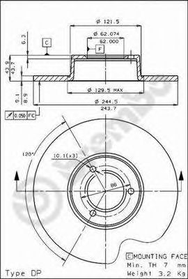 Disc frana