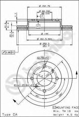 Disc frana