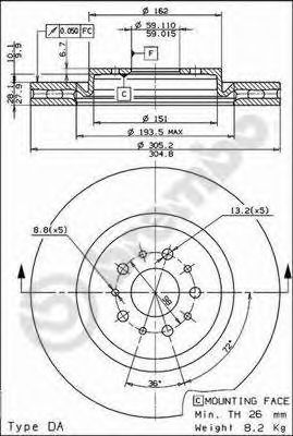 Disc frana