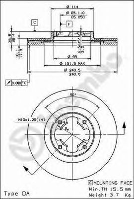 Disc frana