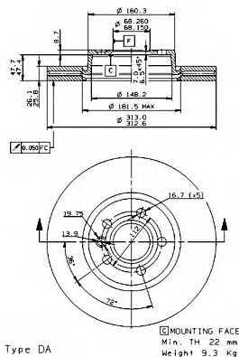 Disc frana