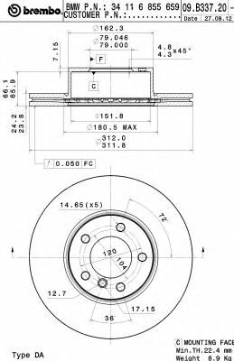 Disc frana