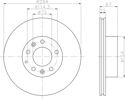 Disc frana