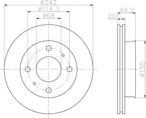 Disc frana