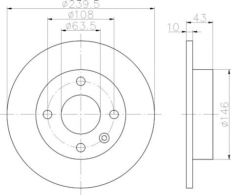 Set frana, frana disc