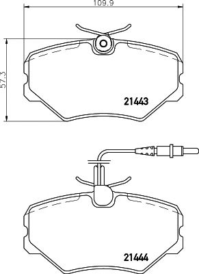 Set frana, frana disc