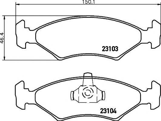 Set frana, frana disc