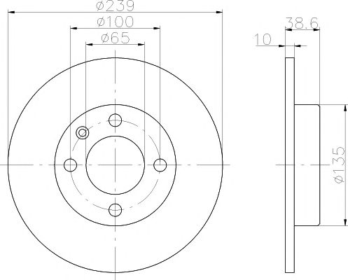 Set frana, frana disc