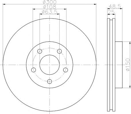 Set frana, frana disc