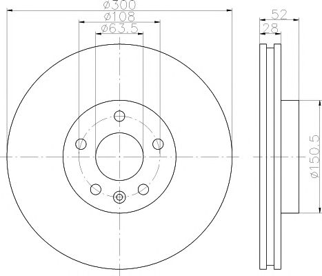 Set frana, frana disc