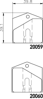 set placute de frana,frana de parcare cu disc