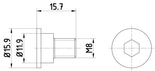 Surub, disc frana