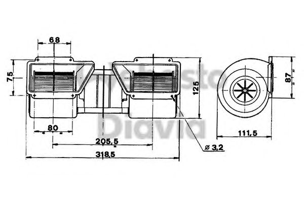 Electromotor, ventilatie interioara