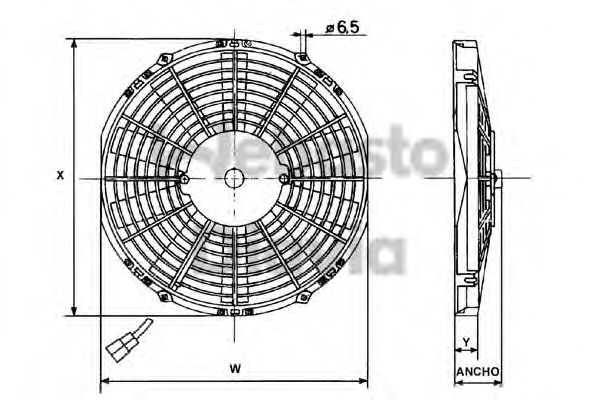 Ventilator, radiator