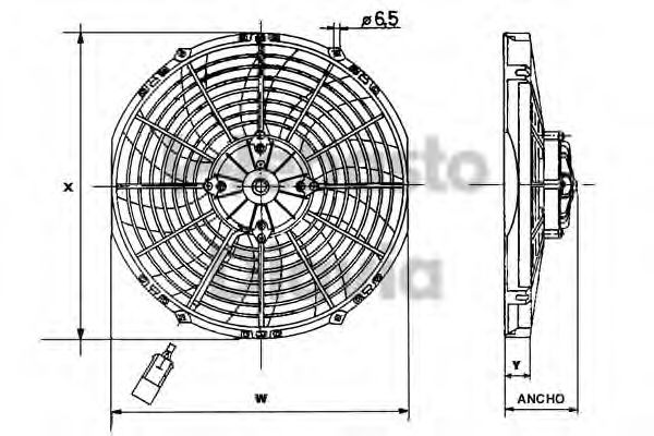 Ventilator, radiator