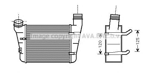 Intercooler, compresor